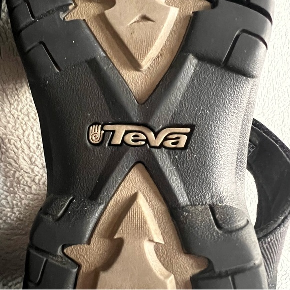 Teva Verra Strappy Cushioned Outdoor Sport Comfort Sandal Antiguous Black Multi - Picture 6 of 17